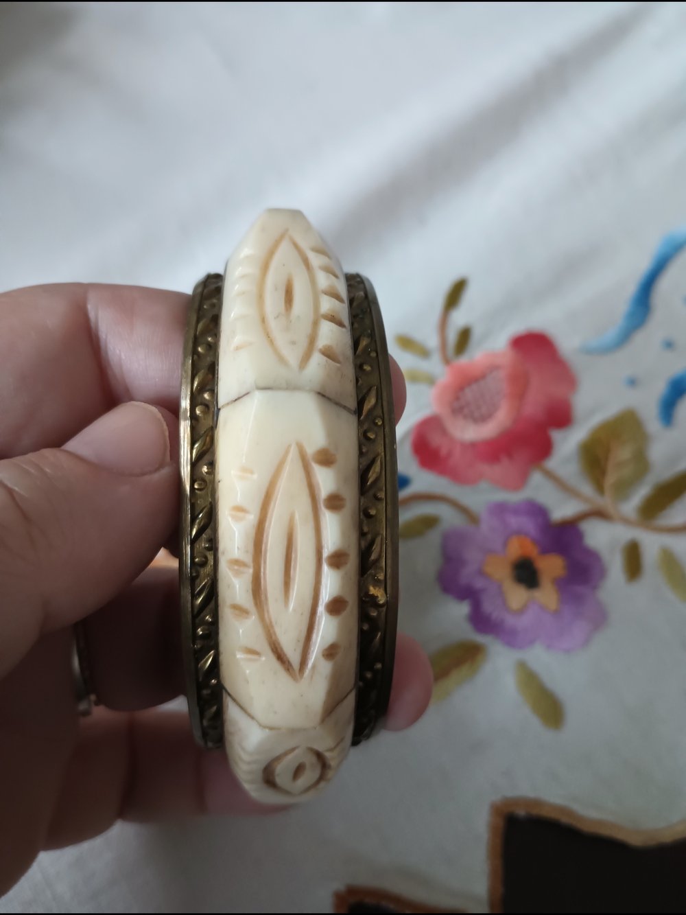 Vintage brass bracelet